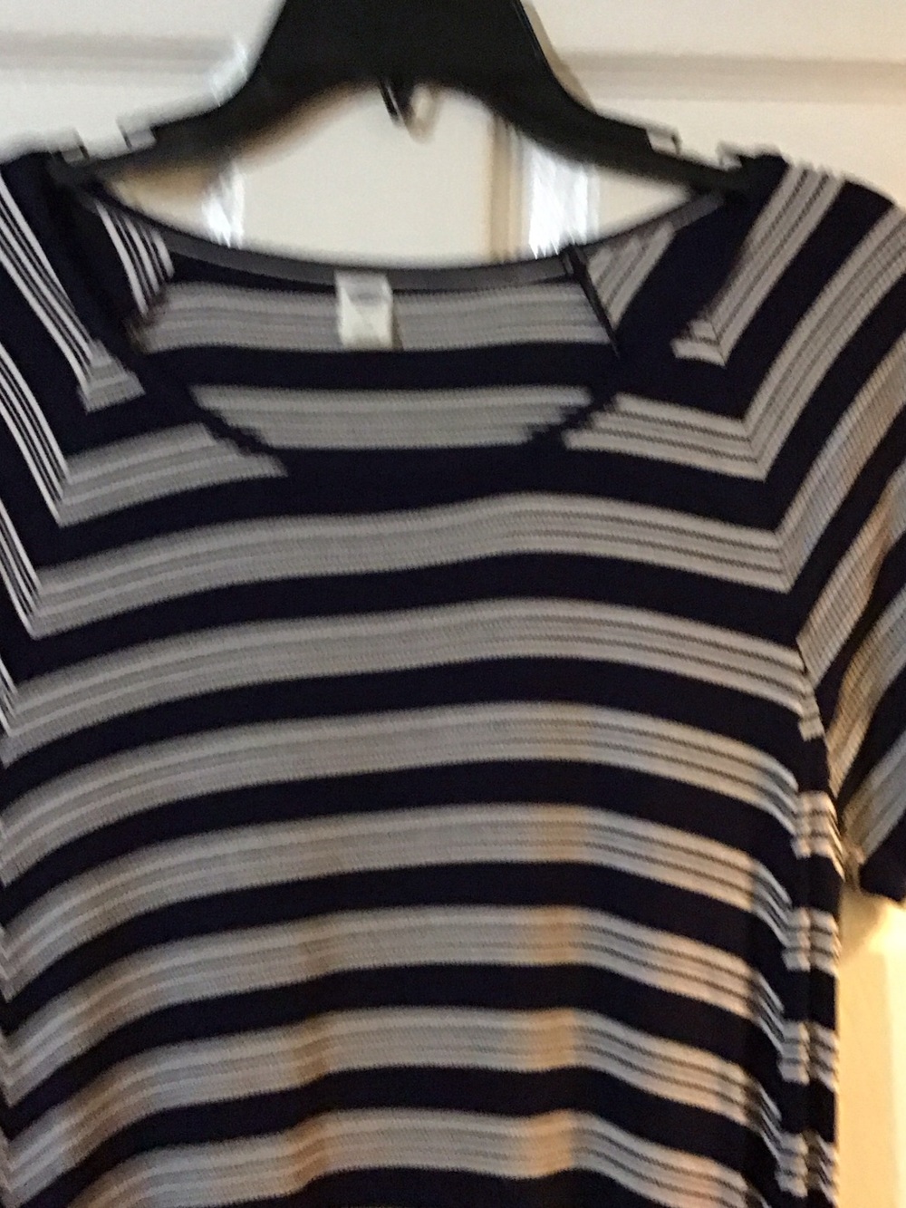 Old Navy Navy and White Striped Midi Dress - Picture 2 of 3